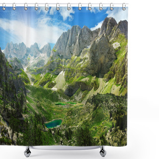 Personality  Amazing Albanian Alps Shower Curtains