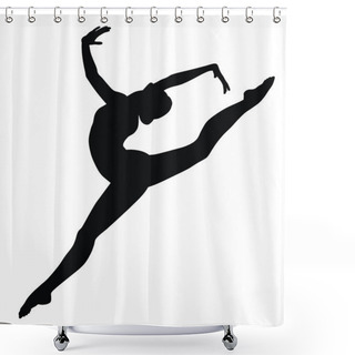 Personality  Gymnastic Shower Curtains