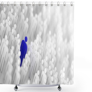 Personality  Leadership And Victory Concepts Shower Curtains