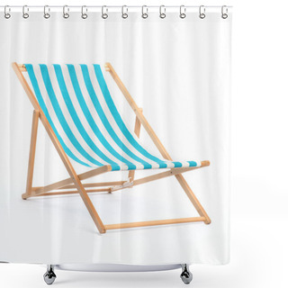 Personality  Beach Chairs, Seaside Resort Shower Curtains