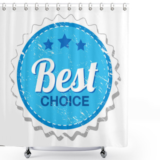 Personality  Best Choice Vintage Label Shower Curtains