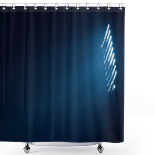 Personality  Stadium Floodlights Shower Curtains