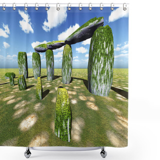 Personality  Stonehenge Sanctuary Shower Curtains