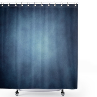 Personality  Dark Blue Background Shower Curtains