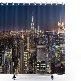 Personality  New York Skyline Shower Curtains
