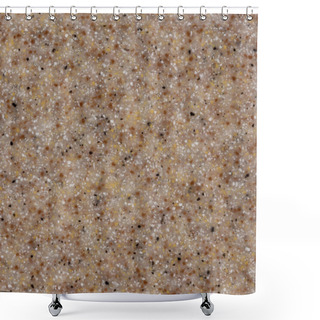 Personality  Beige Artificial Marble Texture, Which Is Part Of The Wall. Shower Curtains