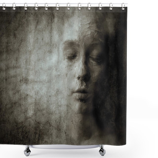 Personality  Stone Shower Curtains