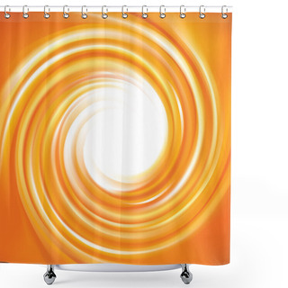 Personality  Vector Abstract Background. Frame Of Curl Fluid Surface Shower Curtains
