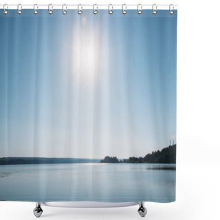Personality  Big Lake Shower Curtains