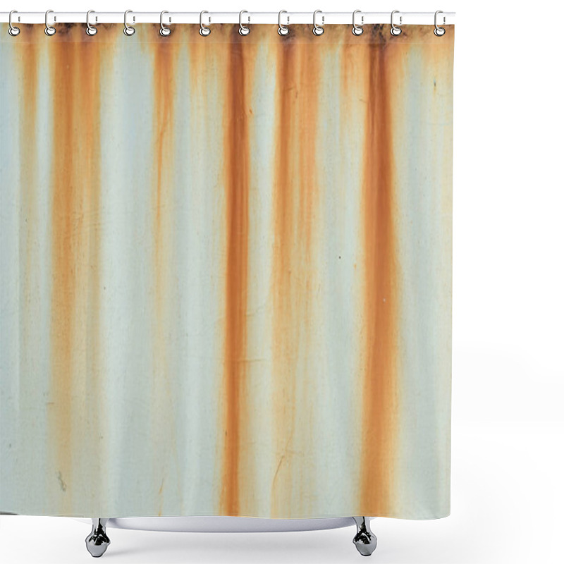 Personality  rusty metal background shower curtains