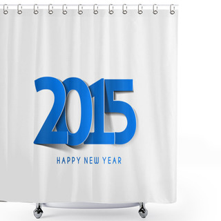 Personality  New Year 2015 Shower Curtains