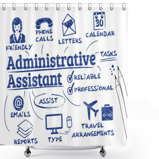 Personality  Administrative Assistant Shower Curtains