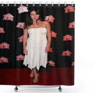 Personality  Shannon Doherty Shower Curtains
