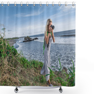 Personality  Photographer Shower Curtains