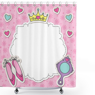 Personality  Princess Frame Shower Curtains