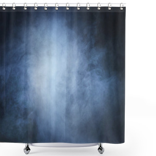 Personality  Smoke Over Black Background Shower Curtains