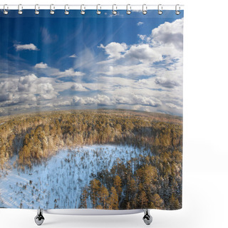 Personality  Deep Forest Shower Curtains