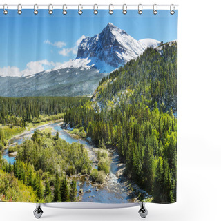 Personality  Glacier National Park, Montana. Shower Curtains