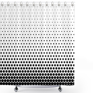 Personality  Monochrome Abstract Graphic Shower Curtains