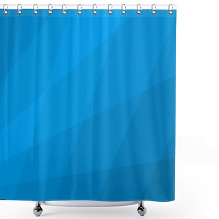 Personality  Vector Blue Abstract Background Shower Curtains