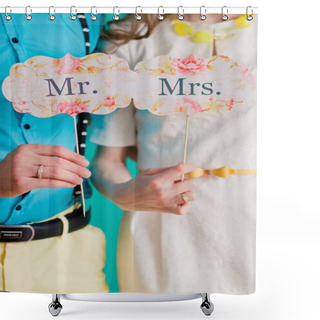 Personality  Mr And Mrs Shower Curtains