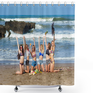 Personality  Summertime Shower Curtains