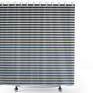 Personality  Corrugated Metal Sheet Shower Curtains