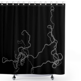 Personality  Grunge Black Vector Background   Shower Curtains