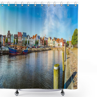 Personality  Town Of Husum, Nordfriesland, Schleswig-Holstein, Germany Shower Curtains