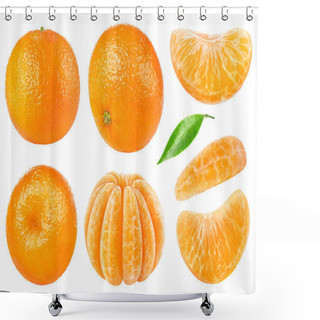 Personality  Isolated Tangerine Collection Shower Curtains