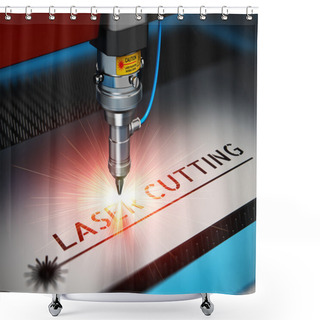 Personality  Laser Cutting Technology Shower Curtains