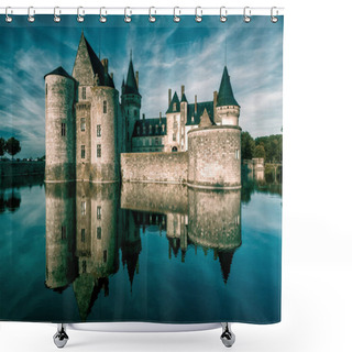 Personality  The Chateau (castle) Of Sully-sur-Loire, France Shower Curtains