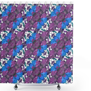 Personality  Modern Geometric Abstract Pattern Shower Curtains