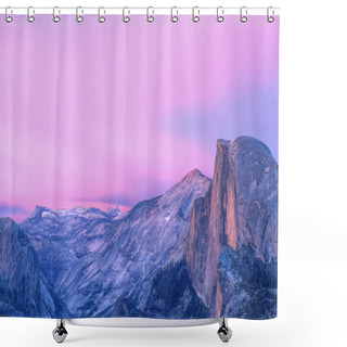Personality  Half Dome, Yosemite National Park Shower Curtains