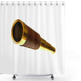Personality  Lookout Telescope, Sightseeing Binoculars  Shower Curtains