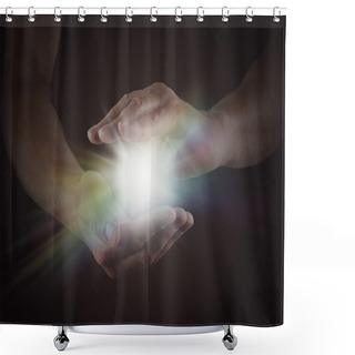 Personality  The Spark Of Life Shower Curtains