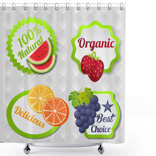 Personality  ORGANIC Poster Background Vector Shower Curtains