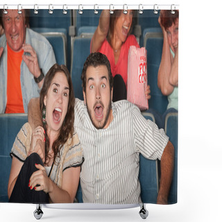 Personality  Screaming People Shower Curtains