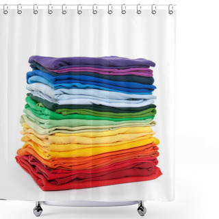 Personality  Rainbow Laundry Shower Curtains