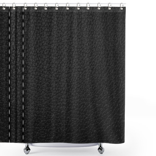 Personality  Black Leather Shower Curtains