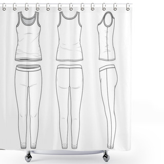 Personality  Sports Suit Shower Curtains