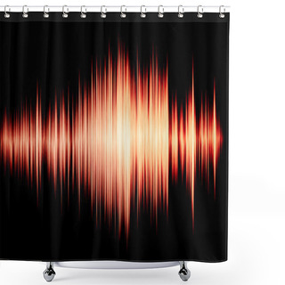 Personality  Waveform Shower Curtains