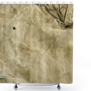 Personality  Weathered Military  Canvas Bag  Textured Background Shower Curtains