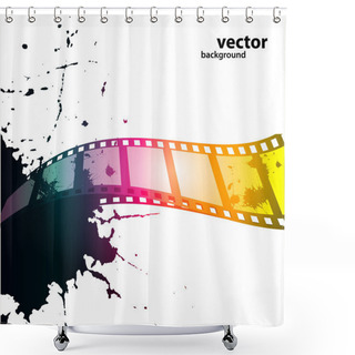 Personality  Film Background Shower Curtains