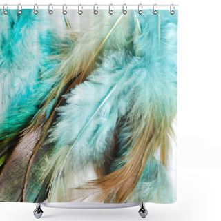 Personality  Color Feathers Shower Curtains