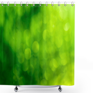 Personality  Abstract Bokeh Background. Shower Curtains