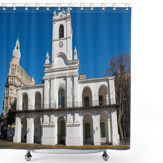 Personality  Cabildo Building In Buenos Aires Shower Curtains