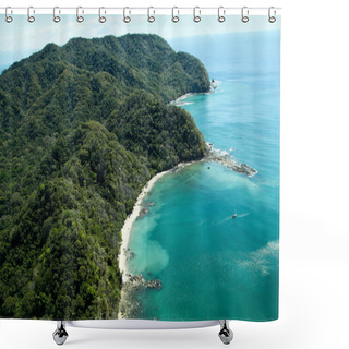 Personality  Tropical Cove Shower Curtains