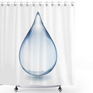 Personality  Water Drop Shower Curtains