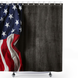 Personality  American Flag For Memorial Day Or 4th Of July Shower Curtains